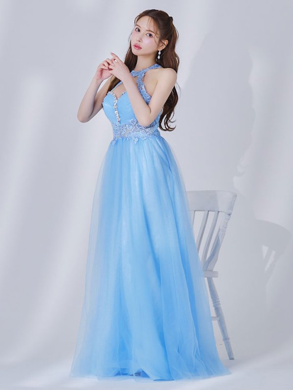 ブルー モデル：ゆめ　身長：160cm　着用サイズ：Sサイズ