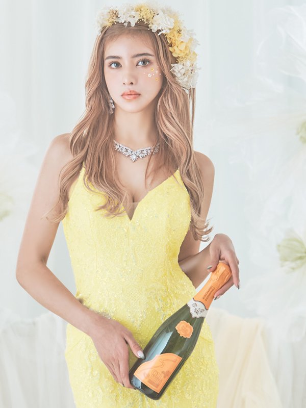 画像14: 【関西コレクション着用】【Lip line/リップライン】スパンコール刺繍/ キャミソール/ チュール/ マーメイド/ ロングドレス/ キャバドレス long[HC03] (14)