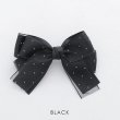 画像6: 【アクセサリー：バレッタ】ビジューシフォンリボンバレッタ【4カラー】[OF02] (6)