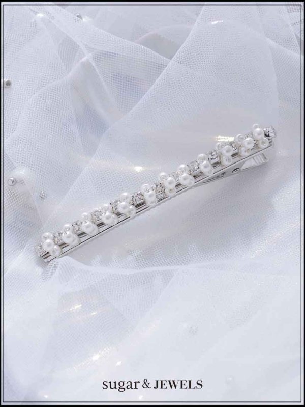 画像1: 【アクセサリー：ヘアピン】パールビーズヘアピン【1カラー】[OF02] (1)