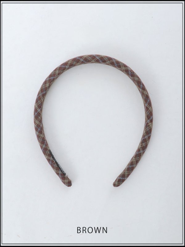 画像3: 【カチューシャ】タータンチェックカチューシャ【3カラー】[OF02] (3)
