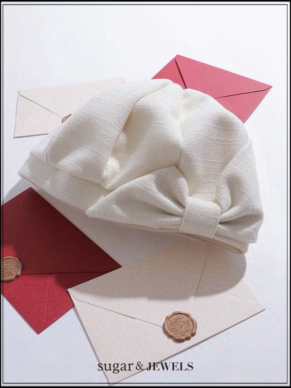 画像1: 【帽子】サイドリボンベレー帽【1カラー】[OF02]  (1)