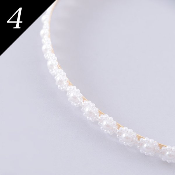 画像11: 【カチューシャ】パールカチューシャ【8種類】[YMT] (11)