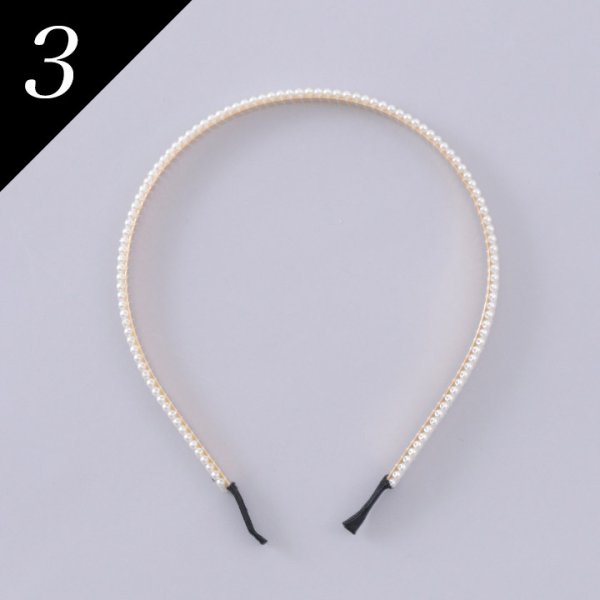 画像8: 【カチューシャ】パールカチューシャ【8種類】[YMT] (8)