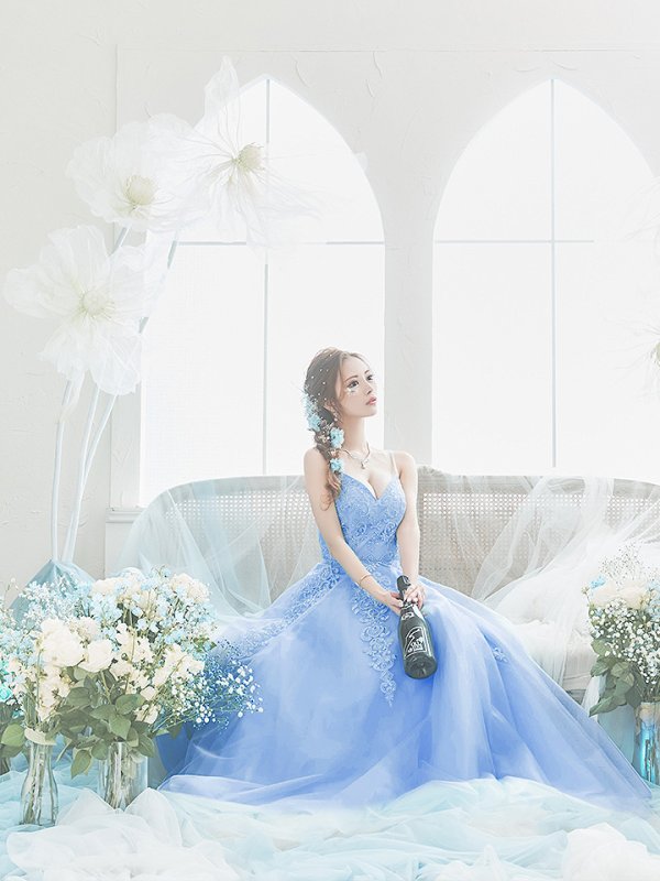 画像17: 【NENE/関西コレクション着用】【NENE/Lip line/リップライン】デザイン刺繍レース/ スピンドル/ キャミソール/ Aライン/ プリンセス/ フレア/ ロングドレス/ キャバドレス long[HC03] (17)