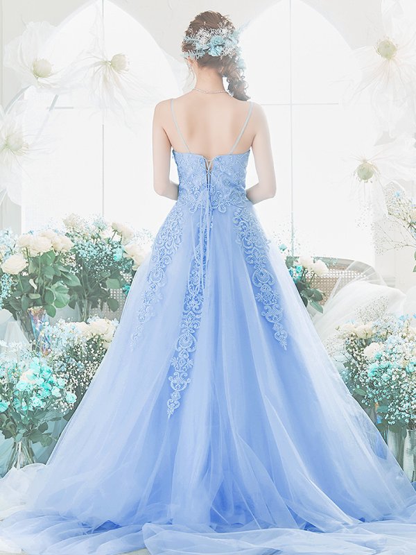 画像22: 【NENE/関西コレクション着用】【NENE/Lip line/リップライン】デザイン刺繍レース/ スピンドル/ キャミソール/ Aライン/ プリンセス/ フレア/ ロングドレス/ キャバドレス long[HC03] (22)