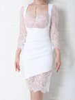 画像9: 【ANDY/アンディ】レース/ 七分袖/ バックリボン/ タイト/ ミニドレス/ キャバドレス[FB03] (9)