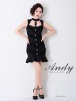 画像3: Andy ANDY Fashion Press 05 COLLECTION 04【ANDY/アンディ】カットアウト/ ノースリーブ/ タイト/ 裾フリル/ ミニドレス/ キャバドレス[OF05] (3)