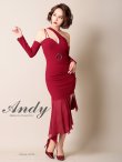 画像10: 【Andy ANDY Fashion Press 07 COLLECTION 06】ベルトデザイン/ シフォン切り替え/ デザインワンショルダーカッティング/ タイト/ ミニドレス/ キャバドレス[OF05] (10)