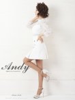 画像18: 【Andy ANDY Fashion Press 09 COLLECTION 05】フラワーレース/ ゴールドボタンデザイン/ 七分袖/ 長袖/ 袖あり/ プリーツ/ ミニドレス/ キャバドレス[OF05] (18)