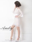 画像3: Andy ANDY Fashion Press 11 COLLECTION 06【ANDY/アンディ】総レース/ オフショルデザイン/ ハーフスリーブ/ 袖あり/ タイト/ ミニドレス/ キャバドレス[OF05] (3)