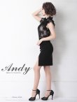 画像3: 【ANDY/アンディ】 ノースリーブ/ レース/ シアー/ ドレープ/ 変形スカート/ タイト/ ミニドレス/ キャバドレス[OF05] (3)