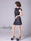 画像21: 【Andy ANDY Fashion Press 12 COLLECTION 02】フラワーレース/ リボンベルト風/ シアー/ ハイネック/ 台形スカート/ ミニドレス/ キャバドレス[OF05] (21)