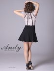 画像4: Andy ANDY Fashion Press 12 COLLECTION 06【ANDY/アンディ】レース/ リボン/ 切り替えデザイン/ フレア/ ミニドレス / キャバドレス[OF05] (4)