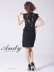 画像5: 【Andy ANDY Fashion Press 13 COLLECTION 02】レース切り替え/ ペプラム/ ノースリーブ/ タイト/ ミニドレス/ キャバドレス[OF05] (5)