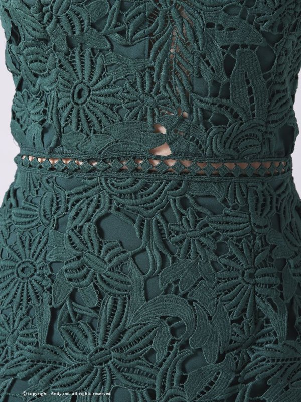 画像16: 【LIMITED SALE開催中！! 11月11日より順次発送予定】【ANDY/アンディ】ワンカラー/ フラワーレース/ ノースリーブ/ Aライン/ ミニドレス/ キャバドレス[OF05] (16)