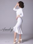 画像11: 【ANDY/アンディ】マーメイド/ 七分袖/ 長袖/ 袖あり/ カットアウト/ ワンカラー/ テールカット/ フリル/ ミディアム/ キャバドレス[OF05] (11)