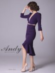 画像27: 【ANDY/アンディ】マーメイド/ 七分袖/ 長袖/ 袖あり/ カットアウト/ ワンカラー/ テールカット/ フリル/ ミディアム/ キャバドレス[OF05] (27)