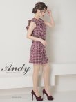 画像18: 【Andy ANDY Fashion Press 14 COLLECTION 05】ツイード/ チェック柄/ ノースリーブ/ フリル/ 台形スカート/ ワンピース/ ミニドレス/ キャバドレス[OF05] (18)