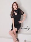 画像10: 【Andy ANDY Fashion Press 14 COLLECTION 03】 ドット / シアー / パフスリーブ / 袖あり/ タイト / ミニドレス / キャバドレス[OF05] (10)