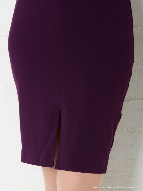 画像36: 【ANDY/アンディ】長袖/レース/ ハイネック/ カットアウト/ スリット/ タイト/ ミニドレス/ キャバドレス[OF05] (36)