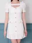 ベージュ　モデル：あみ　身長：163cm　着用サイズ：Sサイズ