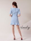 画像16: XSサイズあり【ANDY/アンディ】パイピング/ ビジューボタン/ デザインポケット/ 半袖/ 袖あり/ マーメイド/ ミニドレス/ キャバドレス[OF05] (16)