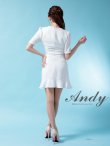 画像3: XSサイズあり【ANDY/アンディ】パイピング/ ビジューボタン/ デザインポケット/ 半袖/ 袖あり/ マーメイド/ ミニドレス/ キャバドレス[OF05] (3)