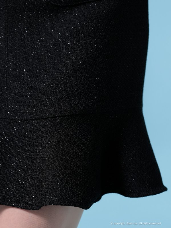 画像13: XSサイズあり【ANDY/アンディ】パイピング/ ビジューボタン/ デザインポケット/ 半袖/ 袖あり/ マーメイド/ ミニドレス/ キャバドレス[OF05] (13)