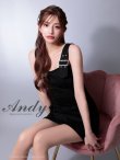 画像20: XSサイズあり【ANDY/アンディ】ベルトショルダー/ サイドスピンドル/ ノースリーブ/ フレア/ ミニドレス/ キャバドレス[OF05] (20)