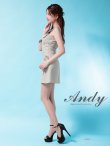 画像12: XSサイズあり【ANDY/アンディ】ベルトショルダー/ サイドスピンドル/ ノースリーブ/ フレア/ ミニドレス/ キャバドレス[OF05] (12)