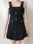 ブラック モデル：あみ　身長：163cm　着用サイズ：Sサイズ