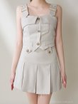 ベージュ モデル：あみ　身長：163cm　着用サイズ：Sサイズ