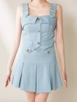 ライトブルー モデル：あみ　身長：163cm　着用サイズ：Sサイズ