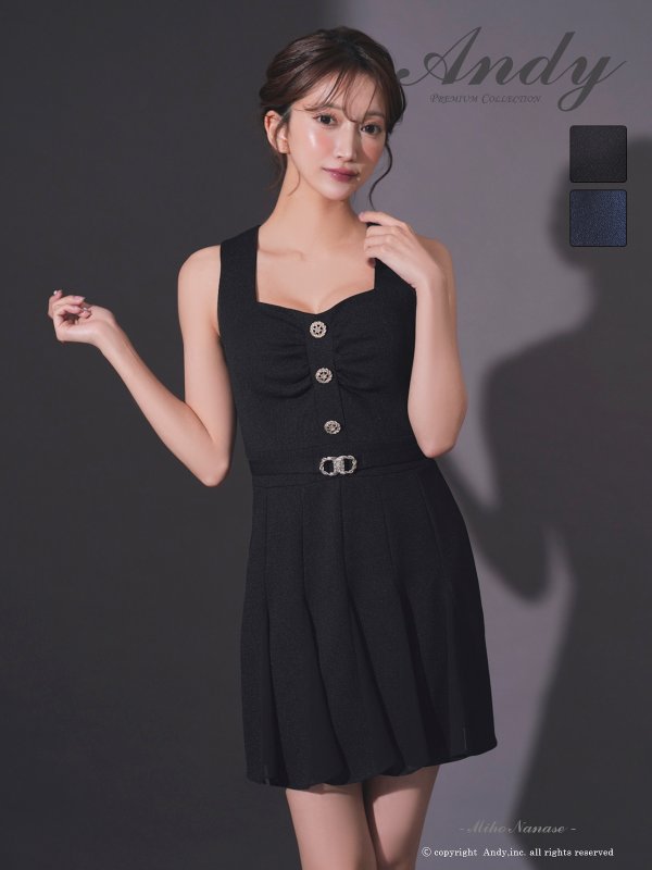 ブラック　モデル：七瀬みほ　身長：162cm　着用サイズ：Sサイズ