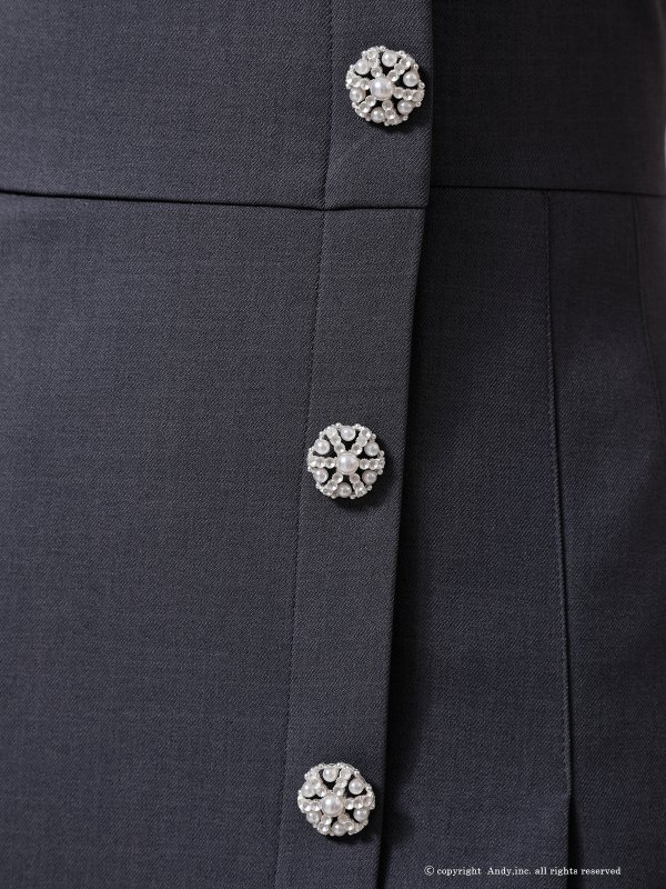 グレー　モデル：あみ　身長：163cm　着用サイズ：Sサイズ