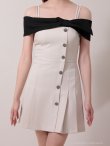 ベージュ　モデル：あみ　身長：163cm　着用サイズ：Sサイズ