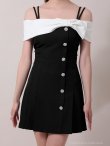 ブラック　モデル：あみ　身長：163cm　着用サイズ：Sサイズ