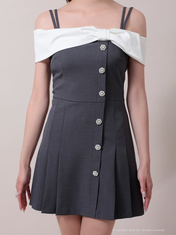 グレー　モデル：あみ　身長：163cm　着用サイズ：Sサイズ