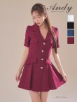 ワインレッド モデル:七瀬みほ 身長:162cm 着用サイズ:Sサイズ
