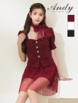 ワインレッド　モデル：あみ　着用サイズ：Sサイズ