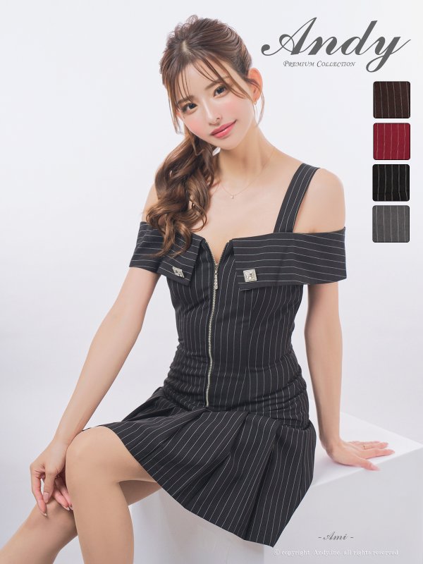 ブラック モデル：あみ　身長：163cm　着用サイズ：Sサイズ