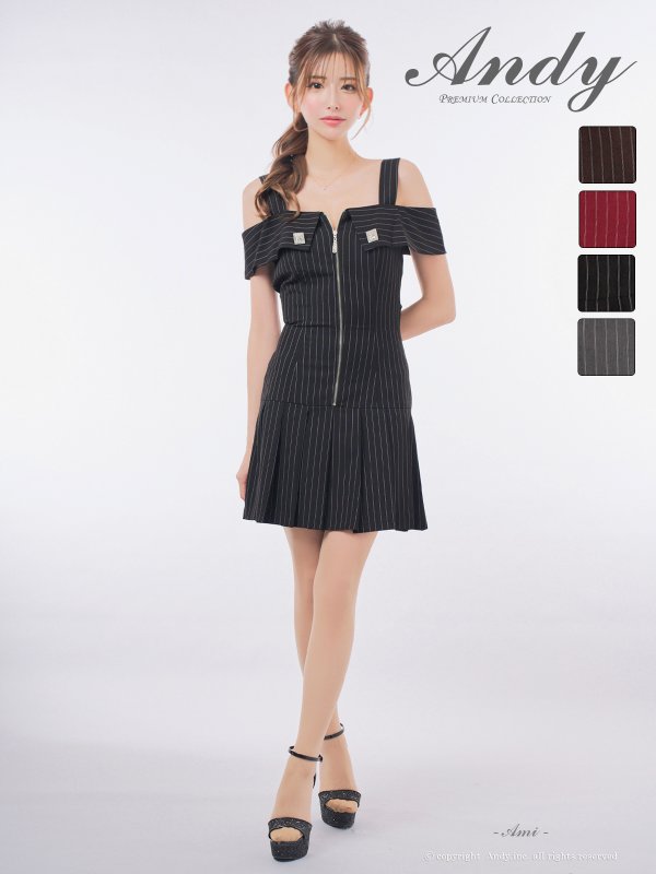 ブラック モデル：あみ　身長：163cm　着用サイズ：Sサイズ