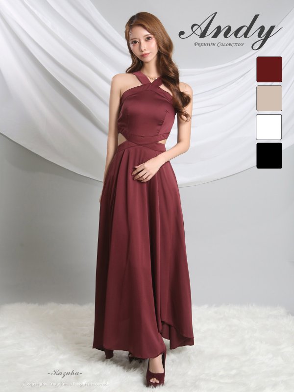 ワインレッド モデル：かずは　身長：160cm　着用サイズ：Sサイズ