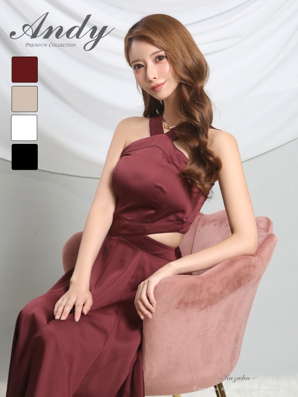 ワインレッド モデル：かずは　身長：160cm　着用サイズ：Sサイズ