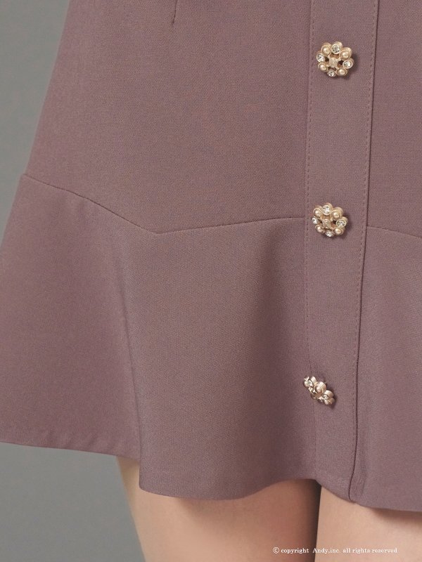 ブラウン モデル：あみ　身長：163cm　着用サイズ：Sサイズ