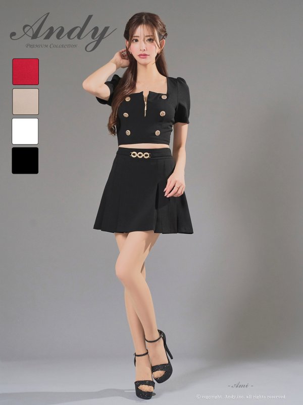 ブラック　モデル：あみ　身長：163cm　着用サイズ：Sサイズ