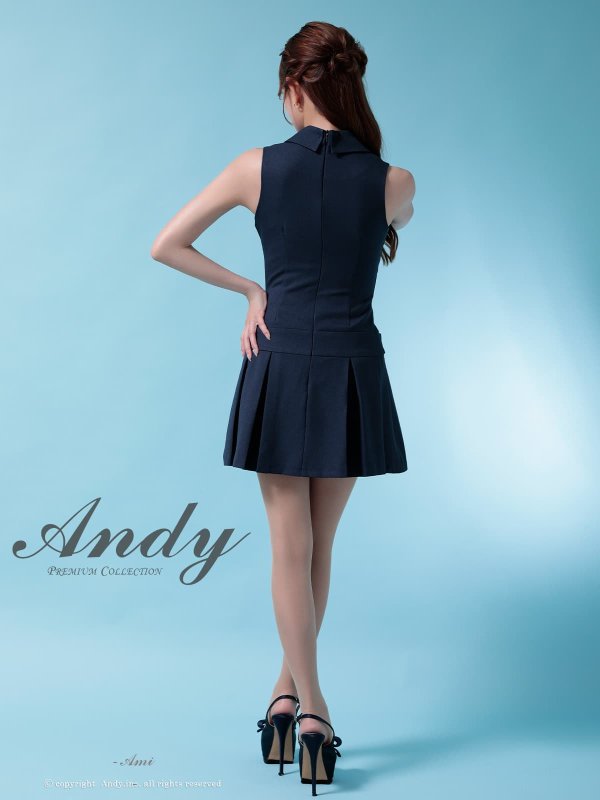 ネイビー　モデル：あみ　身長：163cm　着用サイズ：Sサイズ