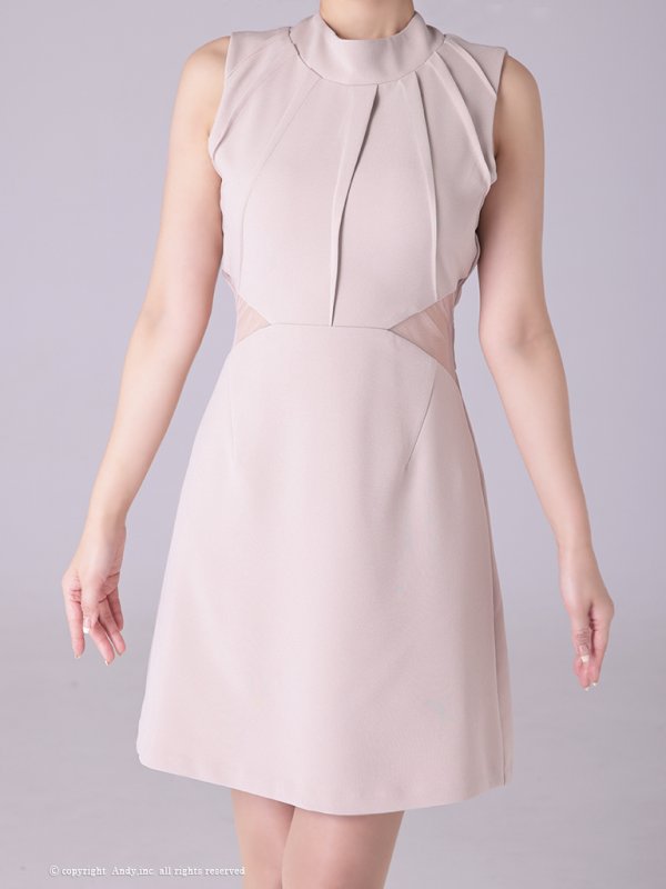 画像46: 【ANDY/アンディ】ワンカラー/ カットアウト/ ハイネック/ バックリボン/ ノースリ/ タイト/ミニドレス/ キャバドレス[OF05] (46)