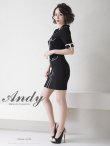 画像21: 【ANDY Fashion Press vol.14 掲載商品】バイカラー/ 五分袖/ 半袖/ 袖あり/ パイピング/ クロスリボン/ ボタン/ タイト/ ミニドレス/ キャバドレス[OF05] (21)